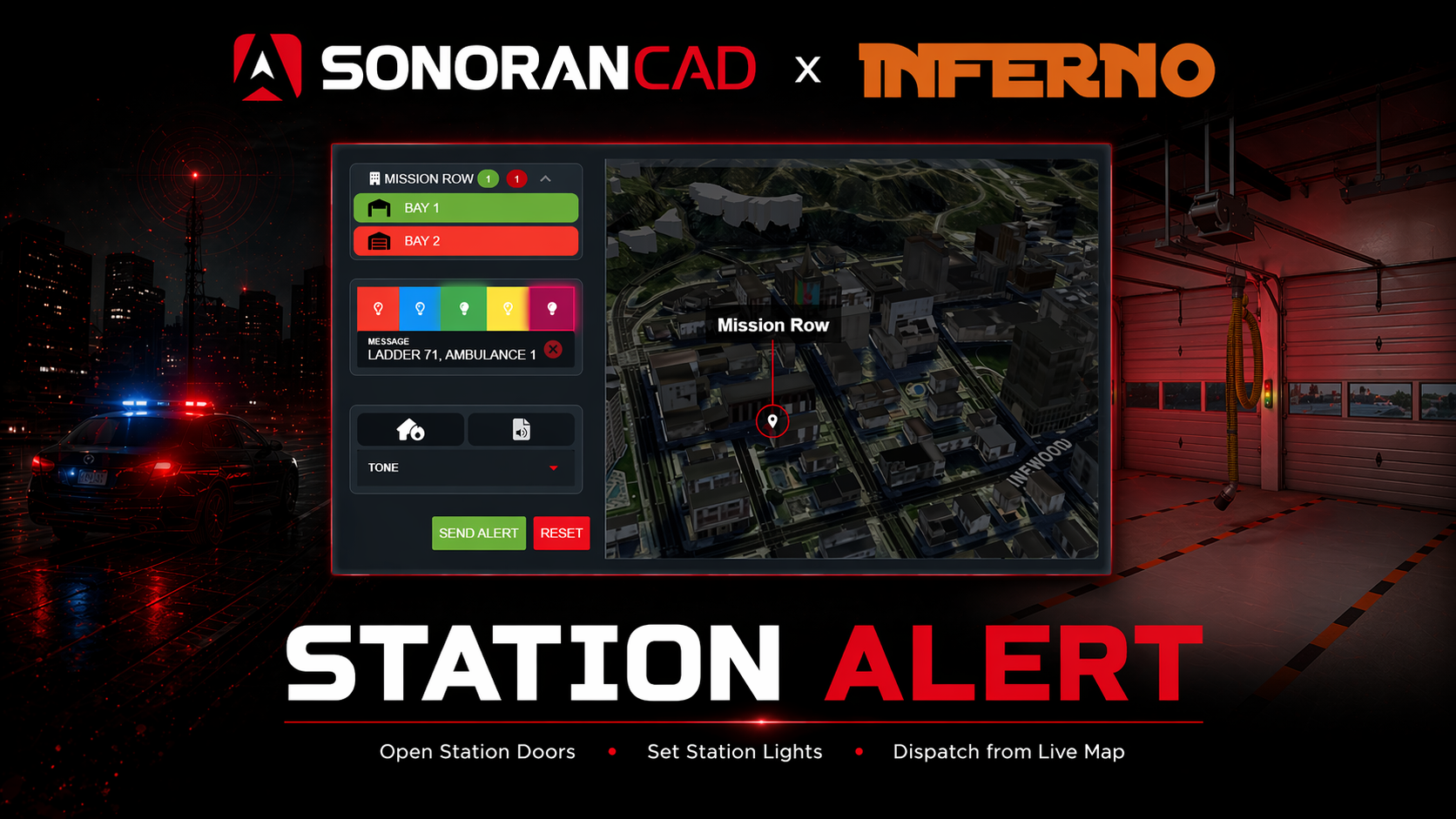 Station Alert x Sonoran CAD integration preview